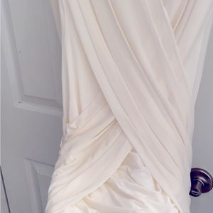 Bcbgmaxazria white cross cross dress